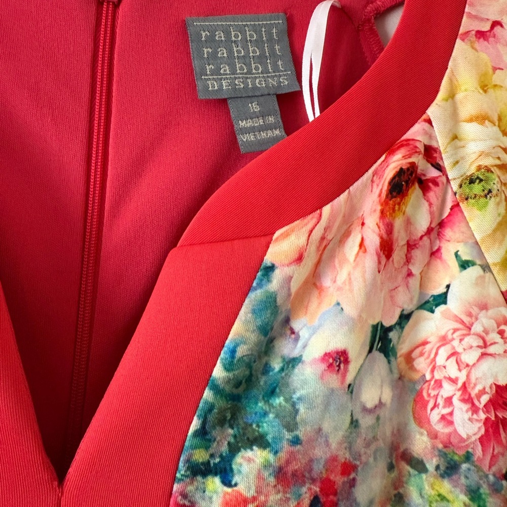 Rabbit Rabbit Rabbit Vibrant Floral Mini Dress - Picture 2 of 4